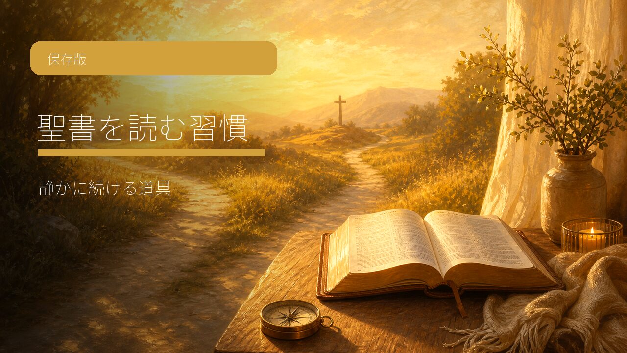 聖書を毎日読むための道具選び｜アプリ・本・手帳を無理なく続けるコツ